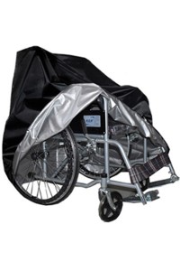 Online order wheelchair dust cover Design waterproof and dustproof Residential home Wheelchair dust cover store for the elderly 115*65*90CM 115*65*120CM SKSC017 side view